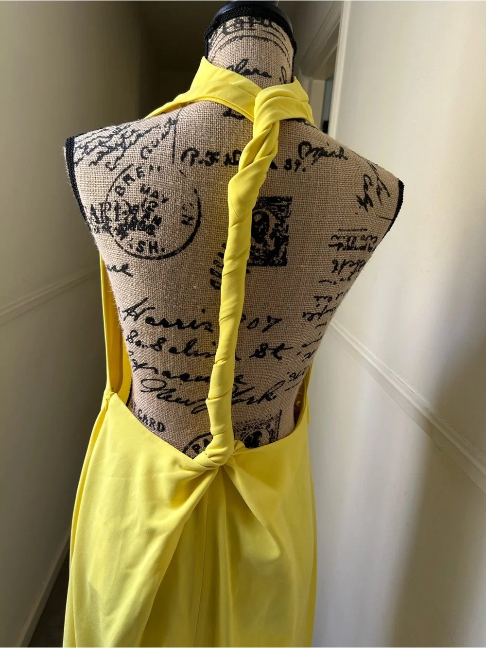 Proenza Schouler Faye Twist Back Matte Crepe Gown/Dress NWT - 8 - Picture 2 of 10
